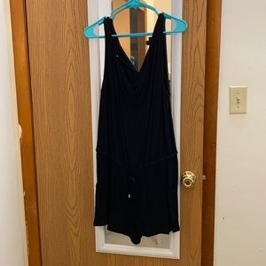 Black jersey romper